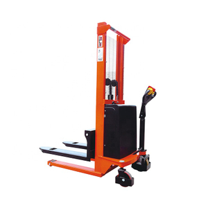 NIULI 1000KG Walkie Montacargas Hidráulico Completo Electrónico Elevador Elevador Apilador Eléctrico Económico