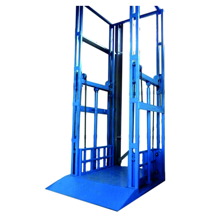 Elevador de mercancías interior industrial Elevador Piso eléctrico Plataforma de trabajo de elevación pesada superior recta