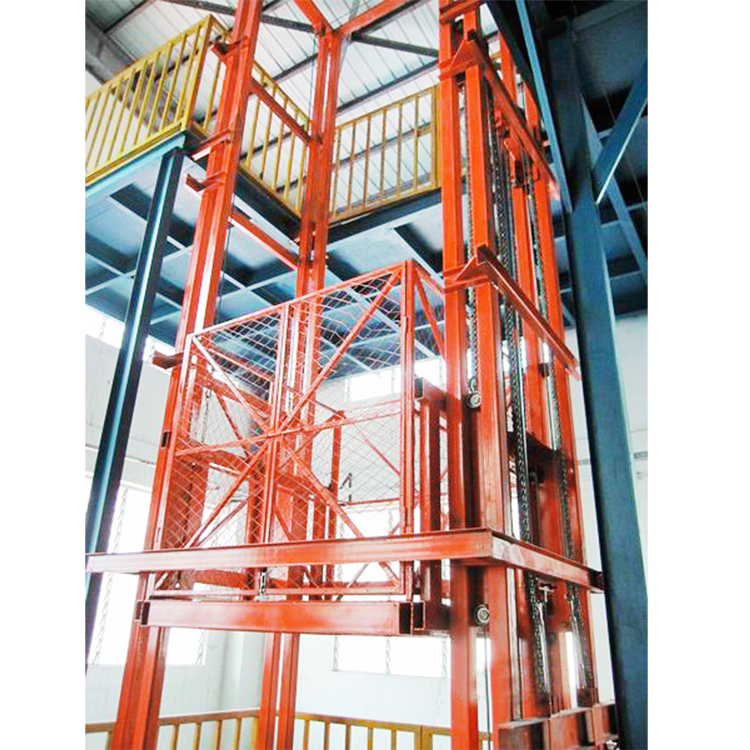 Elevador de carga de material eléctrico estacionario NIULI, planta de cemento, montacargas hidráulicos, Malta para almacén en el entresuelo