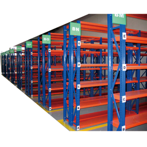 Estante de paletas de acero de viga vertical de estantería de mercancías de almacenamiento de almacén