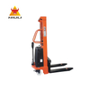 Elevador de paletas de carretilla elevadora eléctrica NIULI 1.5Ton 1.6M Apilador de paletas semi eléctrico
