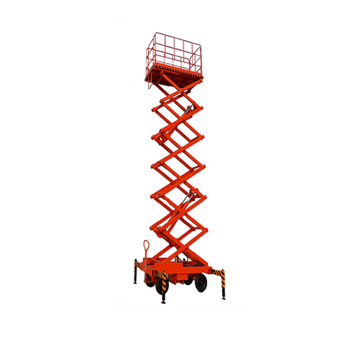 NIULI 6m a 14m Mini elevador hidráulico móvil Plataforma de trabajo aéreo de mesa elevadora de tijera