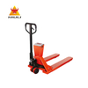 Escala manual caliente 2500kg del camión de mano de la plataforma de NIULI camión de plataforma hidráulico de la capacidad de 3 toneladas con báscula