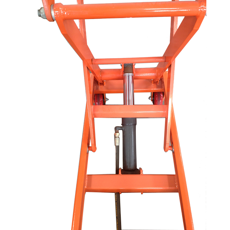 NIULI, 500kg, mesas de carretilla elevadora de tijera doble manual hidráulica Flexible para precio de elevación de hombre