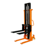 Apilador manual de 3 metros de altura de elevación, apilador manual de capacidad de 2000 kg, camión apilador de elevación hidráulica