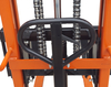 NIULI Hand Manual Pallet Operated Stacker Hidráulico 1.6m Lifting Pallet Stacker