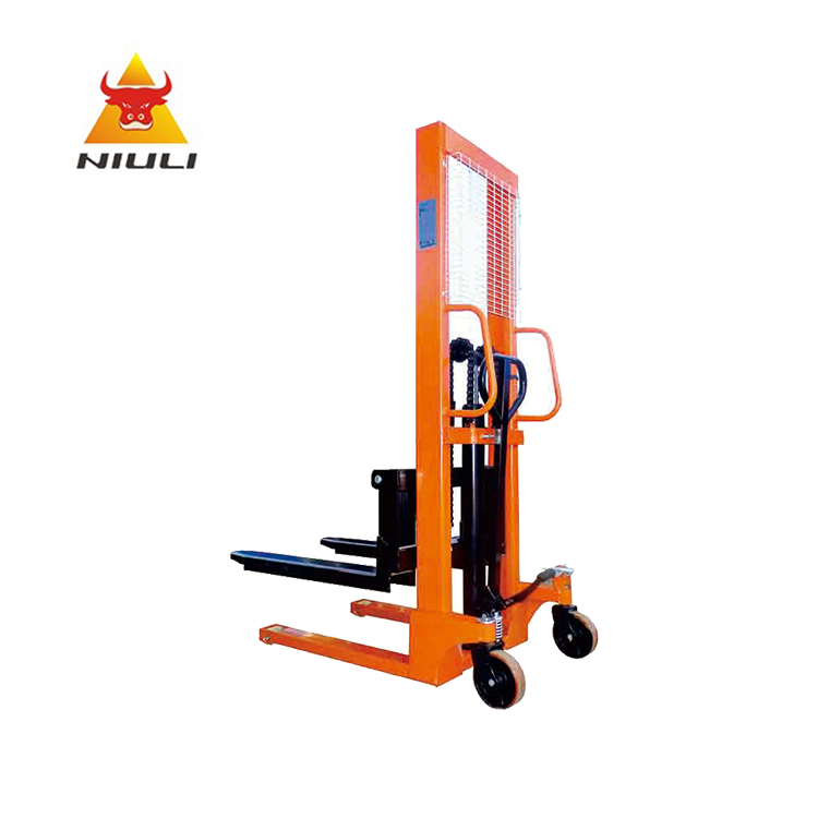 Elevador hidráulico manual de paletas NIULI 3. Carretilla elevadora manual/apiladora Carretilla elevadora manual de paletas