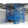 NIULI 2000kg 5000kg Plataforma de trabajo de elevación pesada superior recta industrial Precio de elevación de carga de almacén hidráulico con recinto de malla