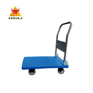 Camión de plataforma manual NIULI Carro de mano de plástico 300KG