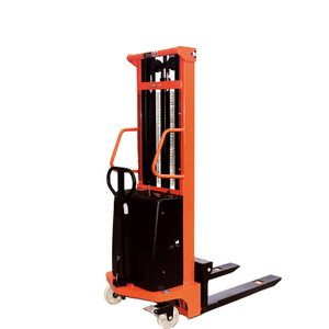 Carretilla elevadora hidráulica semi eléctrica del alcance del apilador de paletas de carga automática 1.5t