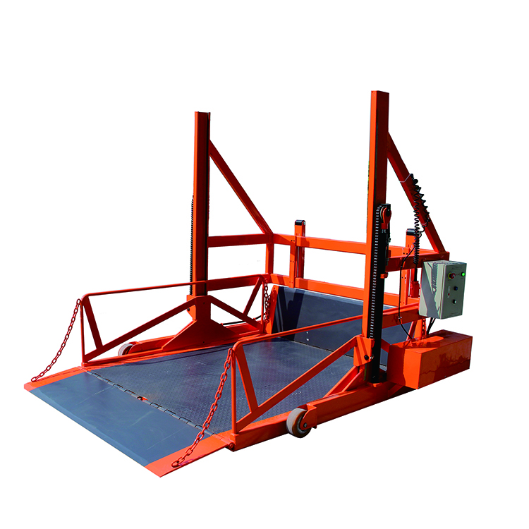 Nivelador de muelle de rampa de patio de mercancías de carga de equipo de altura ajustable hidráulico mecánico móvil NIULI